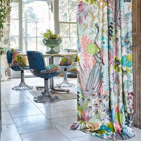 Hidden Paradise Pastel Curtains Hidden Paradise Pastel Curtains