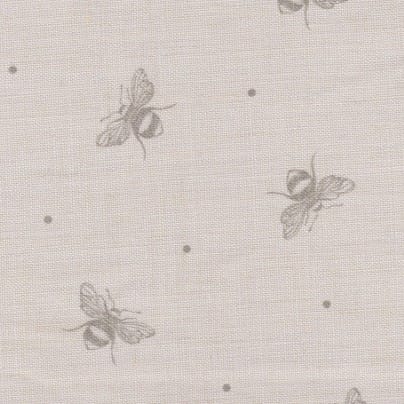 Busy Bees Mink Grey Peony & Sage Roman Blind Busy Bees Mink Grey Peony & Sage Roman Blind