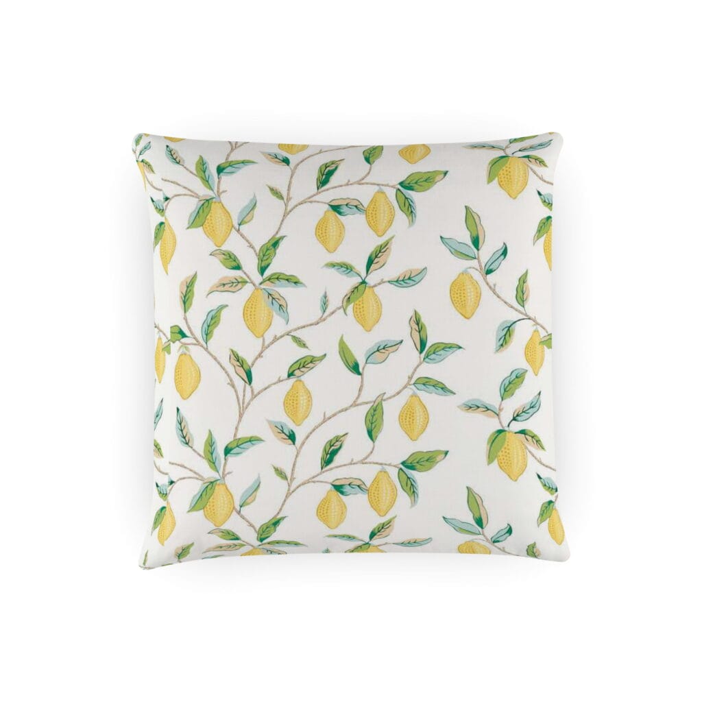 Morris & Co Lemon Tree Lemon Bayleaf Cushion Morris & Co Lemon Tree Lemon Bayleaf Cushion
