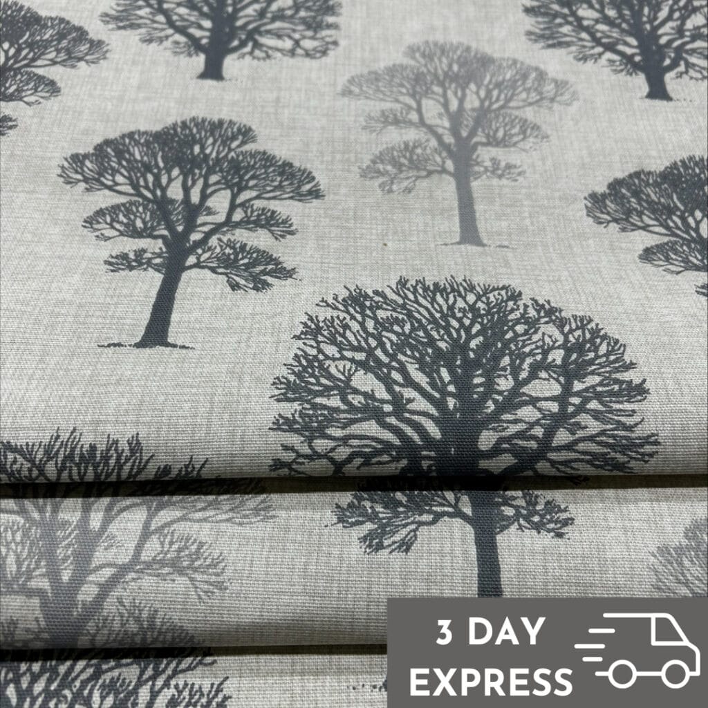 Autumn Trees Grey Roman Blind Autumn Trees Grey Roman Blind