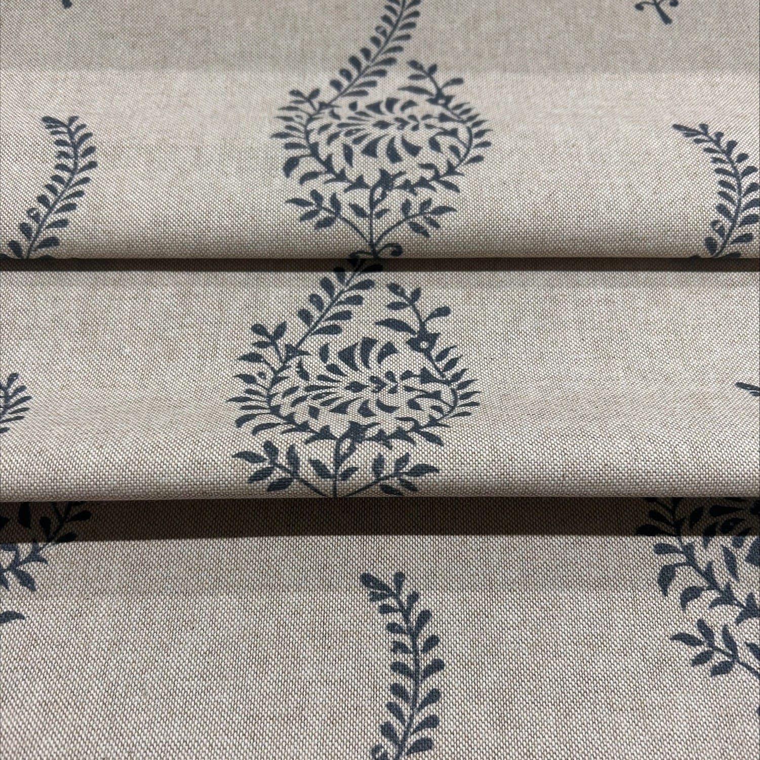 Sewing House Humber Indigo Roman Blind Sewing House Humber Indigo Roman Blind