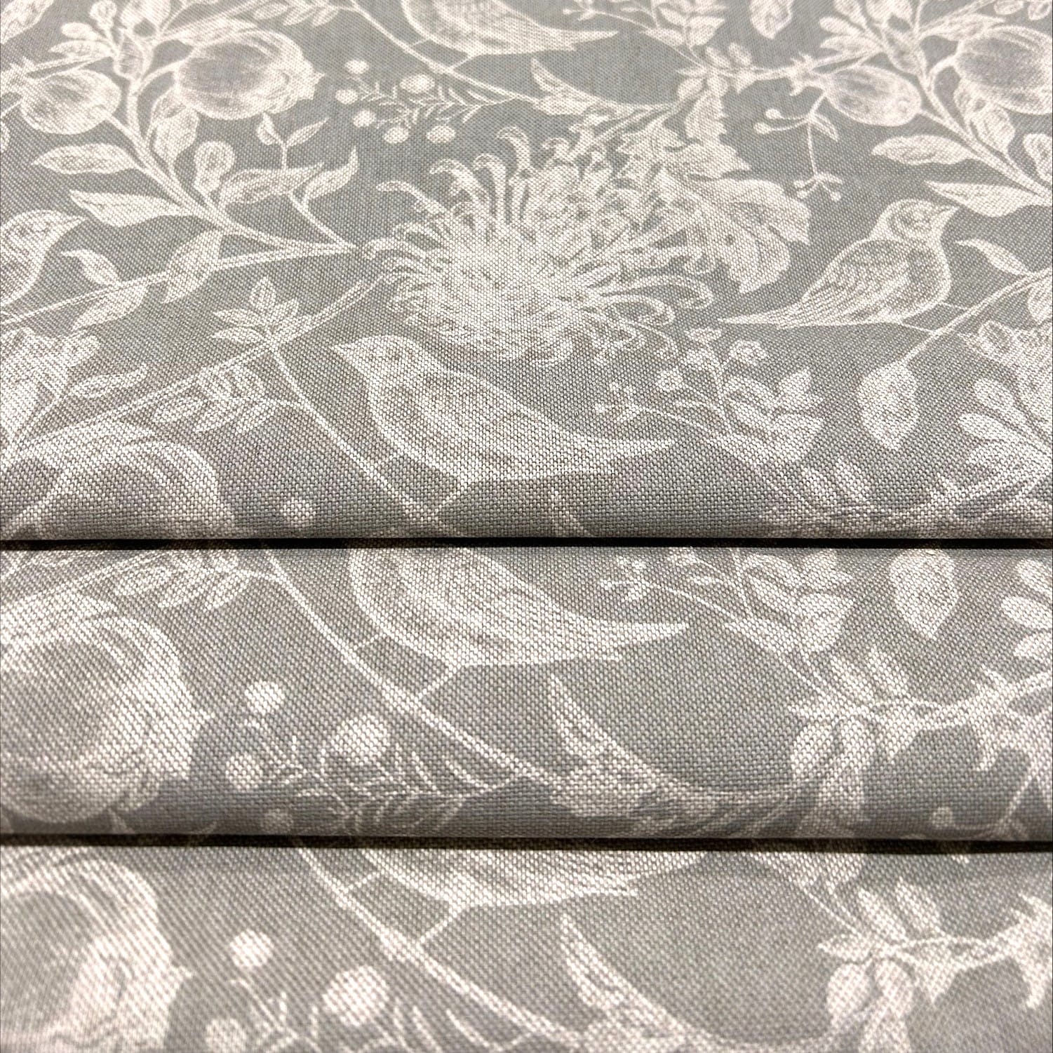 Sewing House Nigella Soft Grey Fabric Sewing House Nigella Soft Grey Fabric