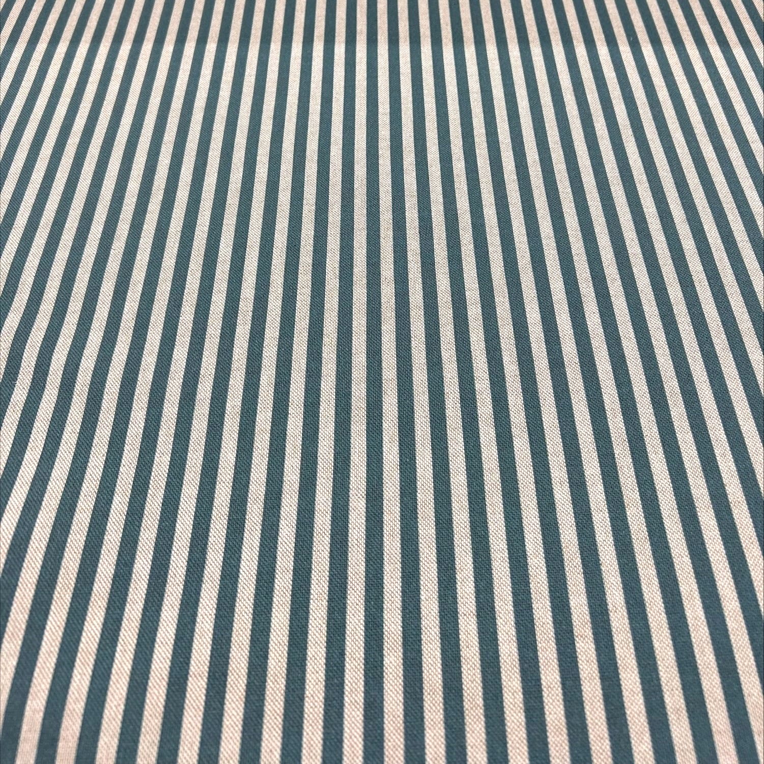 Sewing House Claremont Stripe Teal Cushion Sewing House Claremont Stripe Teal Cushion