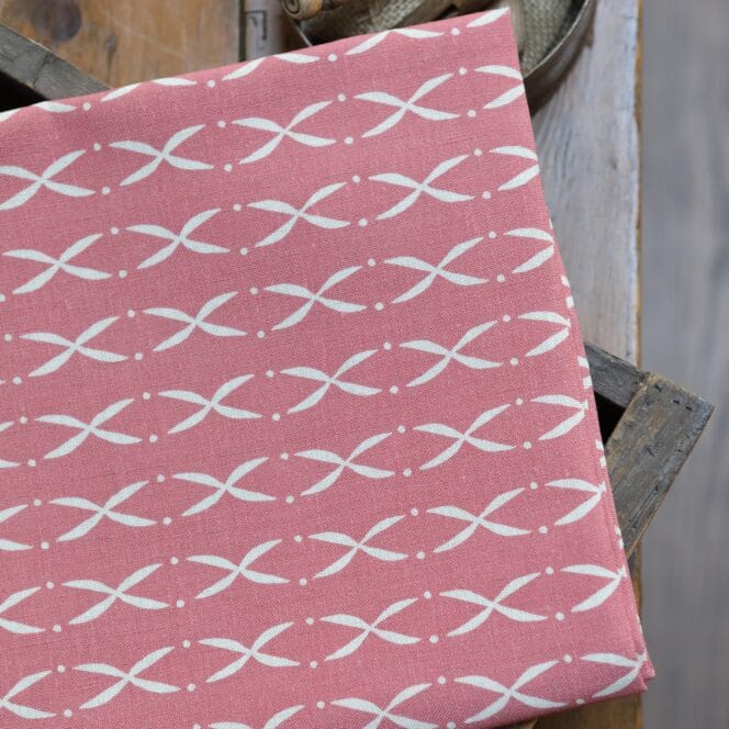 Olive + Daisy Ostara Raspberry Roman Blind