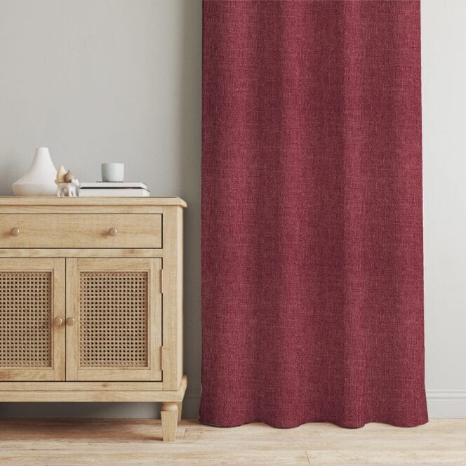 Rustic Raspberry Curtains