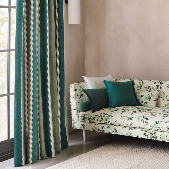 Odina Spinach Curtains