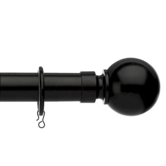 Sewing House Deluxe Black 28mm Curtain Pole